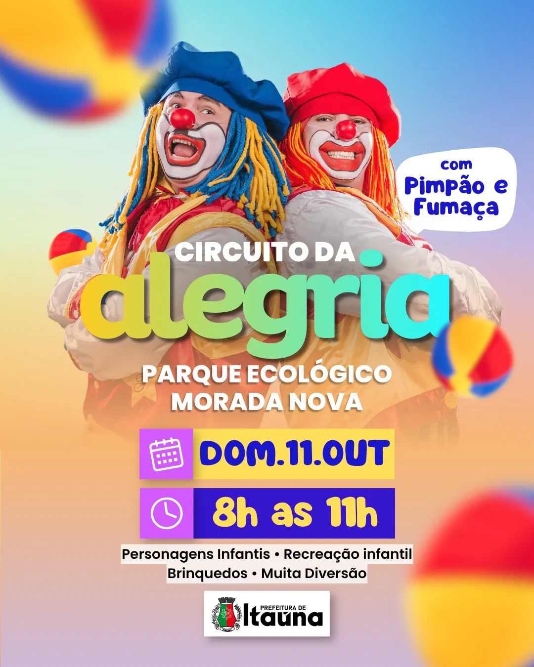 Circuito da Alegria no Parque Ecológico Morada Nova