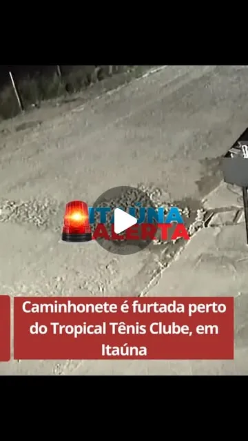 Caminhonete Fiat Strada branca furtada no bairro Tropical