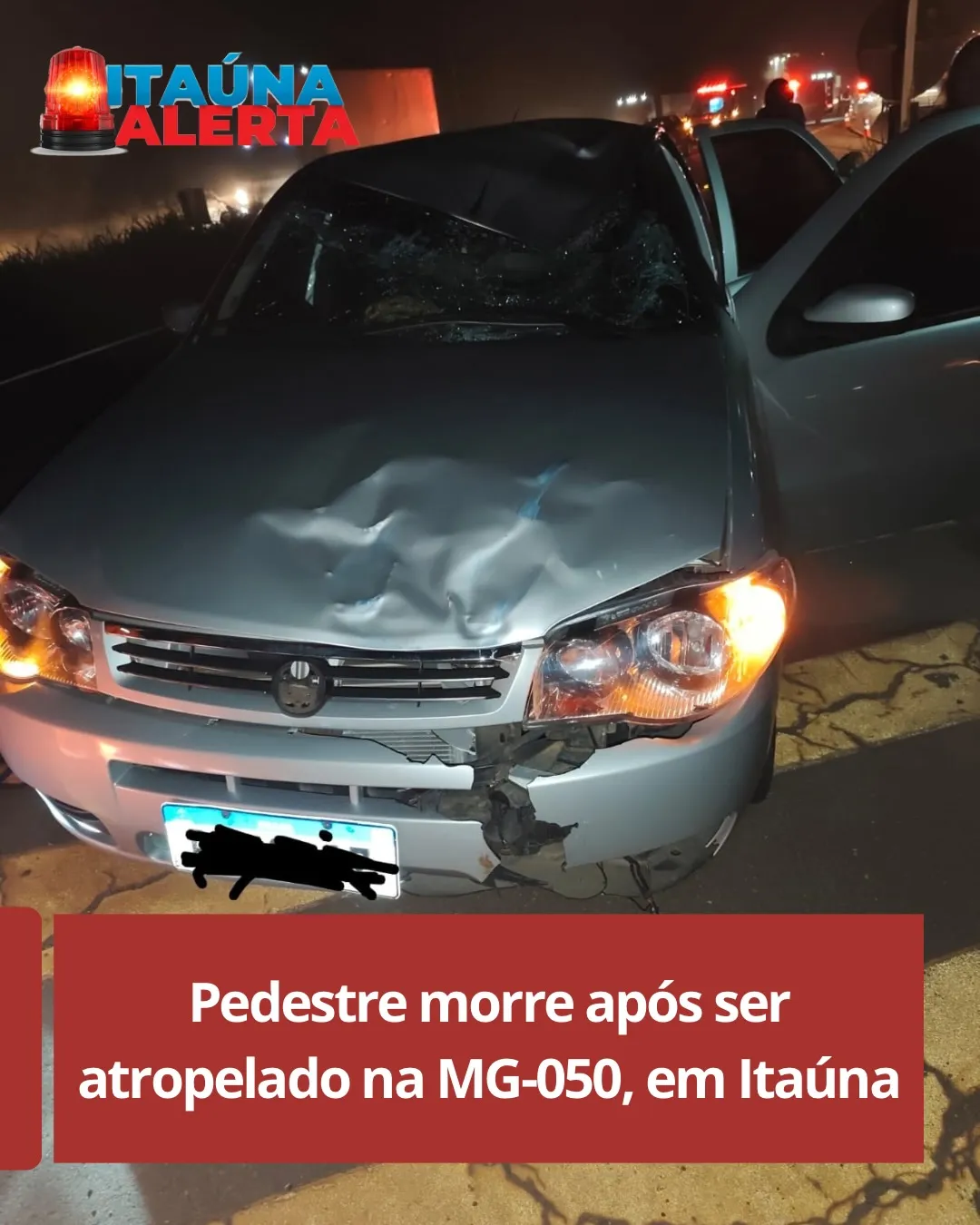 Pedestre morre atropelado na MG-050 em Itaúna