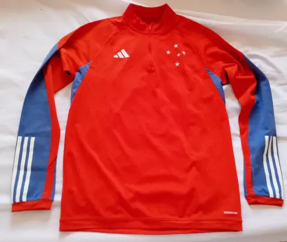 Blusa do  Cruzeiro, Manga Longa, Adidas, Tamanho G