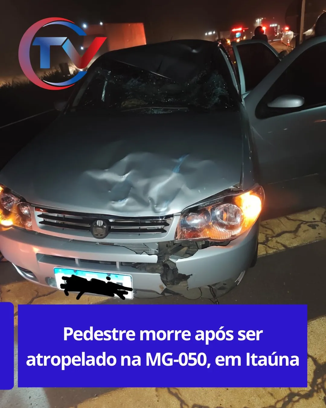 Pedestre morre atropelado na MG-050
