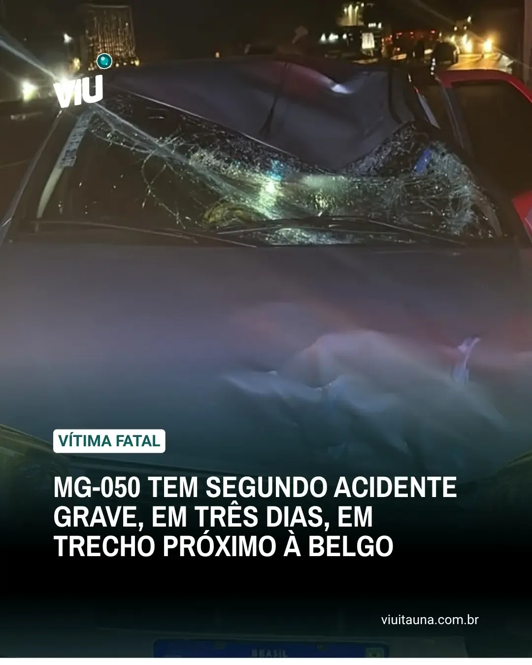 Segundo acidente grave na MG-050 em três dias