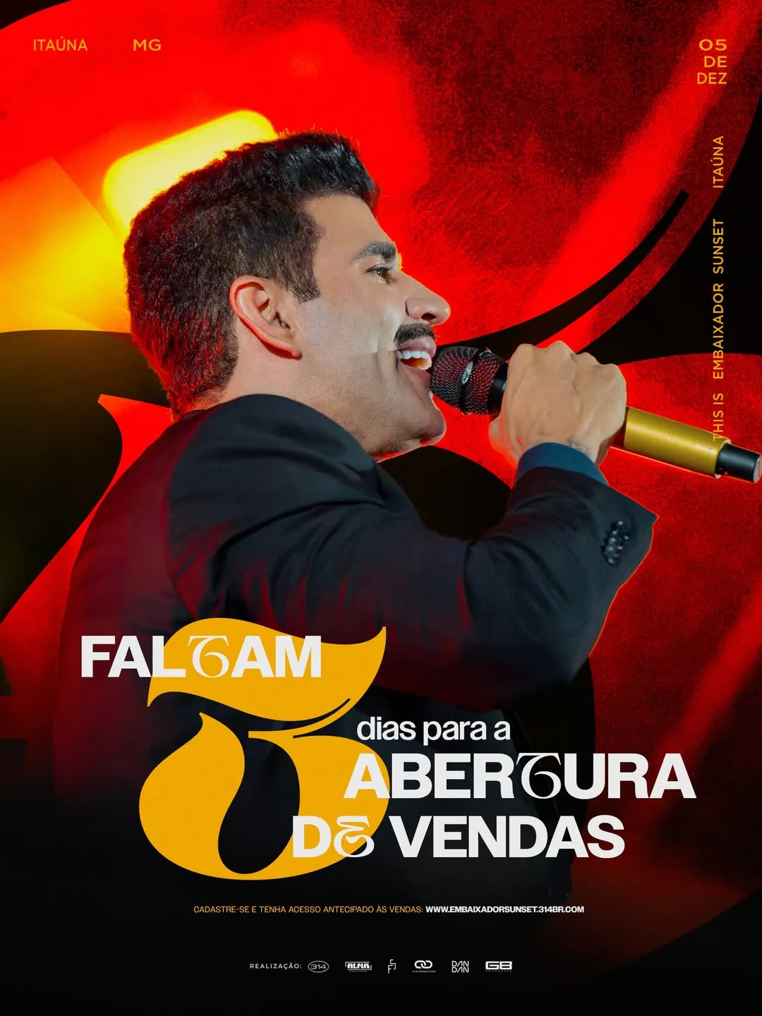 Show Embaixador Sunset – 5 de dezembro