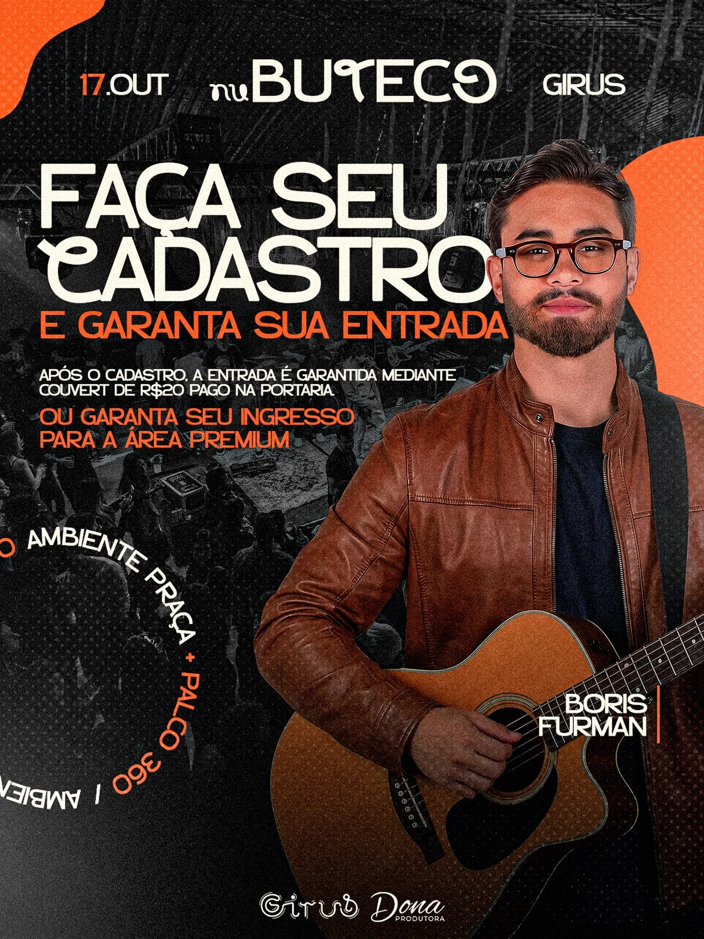 Show O Boris Furman na Girus – 17 de outubro