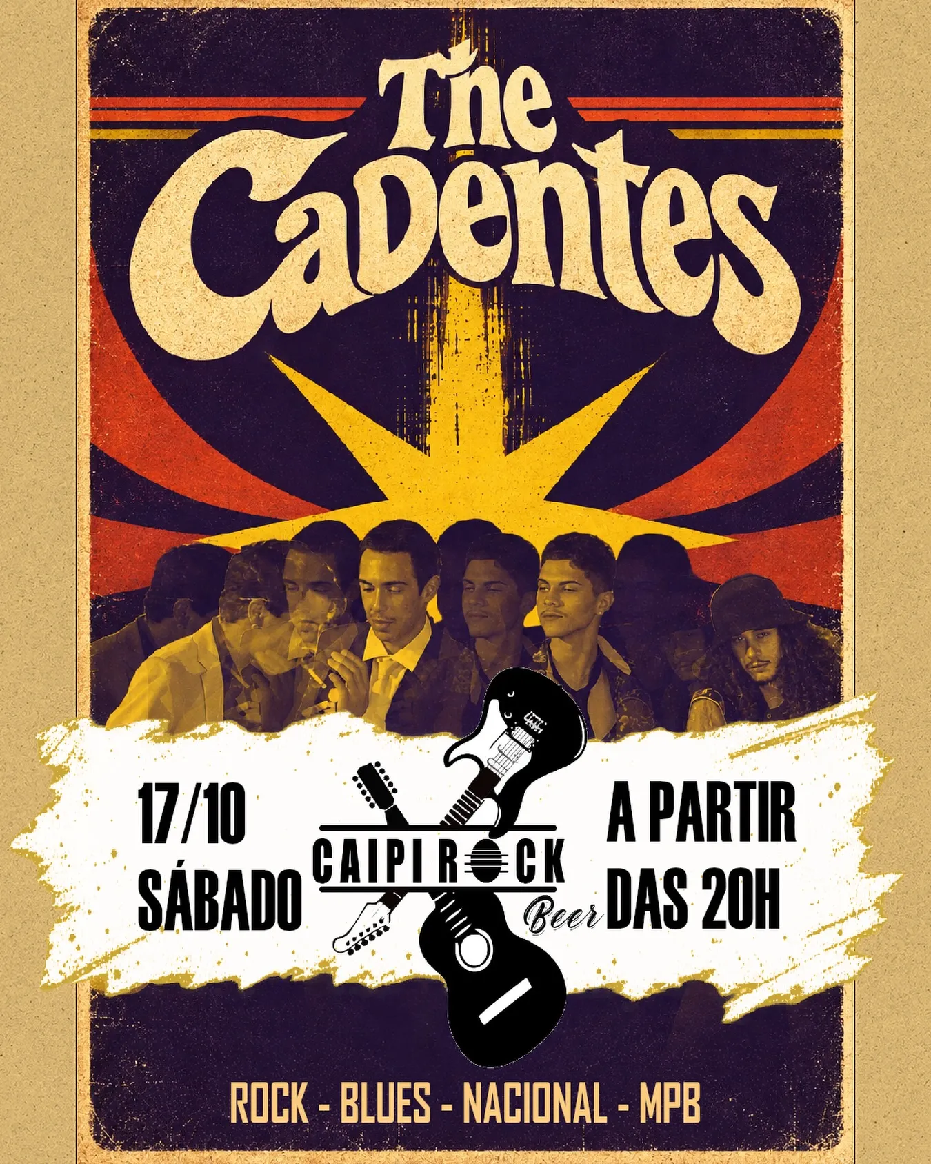Show The Cadentes no Caipi Rock – 17/10