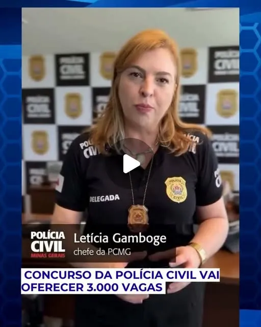 Governador autoriza edital com 3 mil vagas para a Polícia Civil
