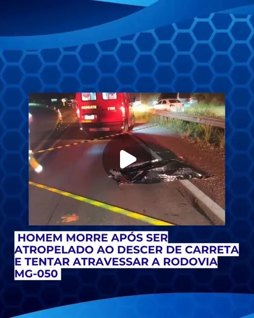 Homem morre atropelado na MG-050 em Itaúna