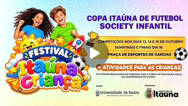 Festival Itaúna Criança reúne esporte e diversão em Garcias