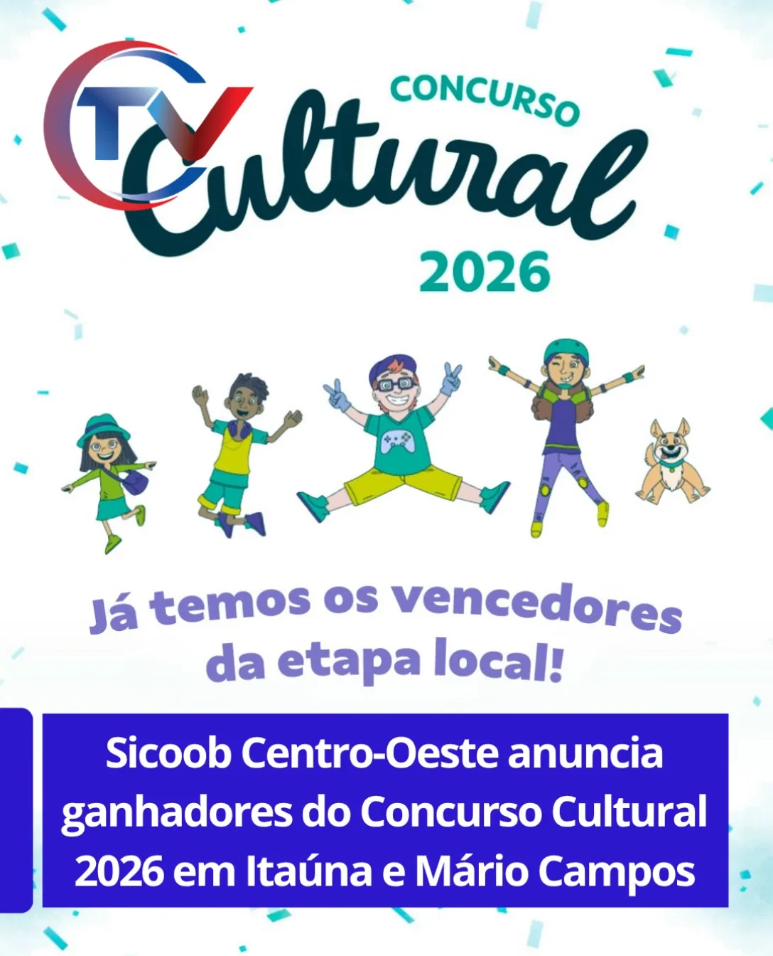 Sicoob divulga ganhadores do Concurso Cultural 2026 em Itaúna