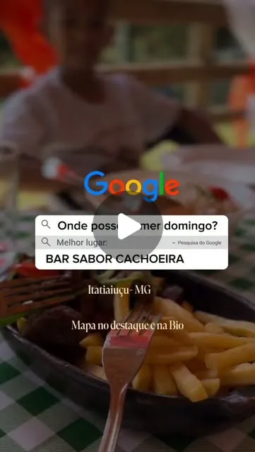 Domingo em família no Bar Sabor da Cachoeira