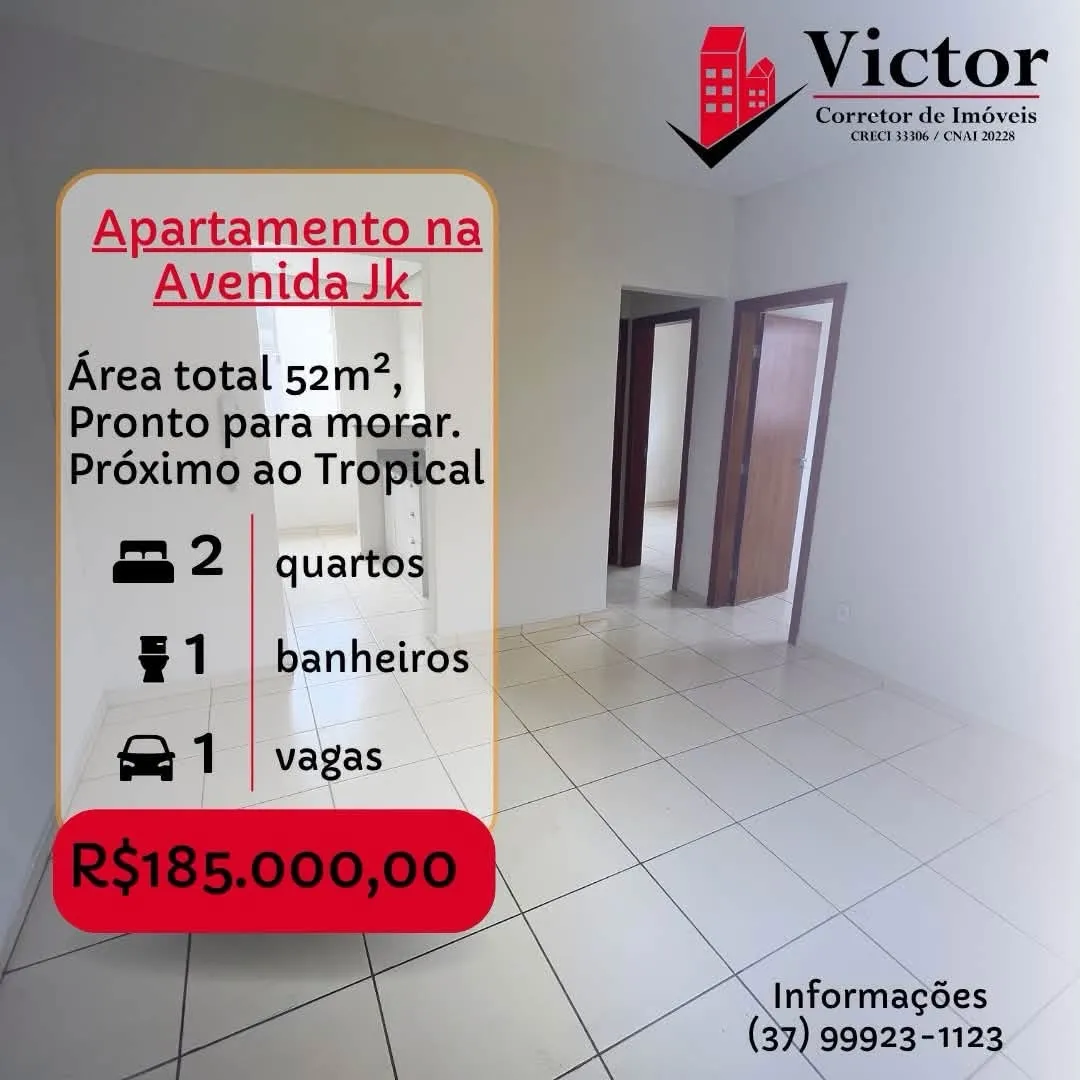 Apartamento 2 quartos à venda na Avenida JK