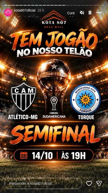 Semifinal Sudamericana no KOTA 807 – hoje às 19h