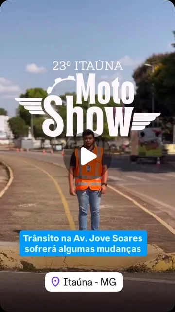 Interdições na Av. Jove Soares durante o Itaúna Moto Show
