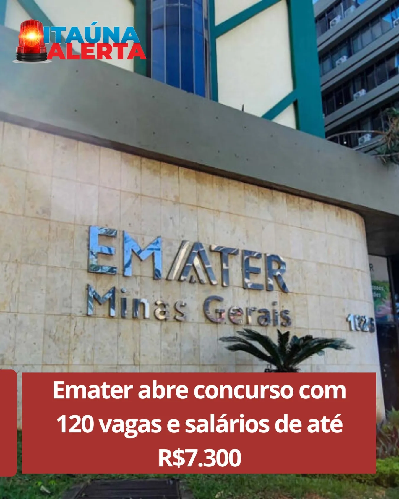 Concurso da Emater com 120 vagas e salários de até R$ 7.300