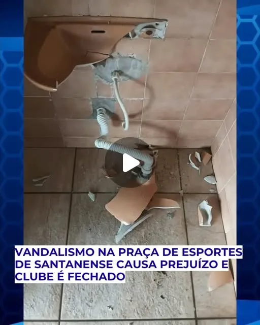 Vandalismo prejudica Praça de Esportes Santanense