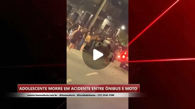 Adolescente morre em acidente com ônibus