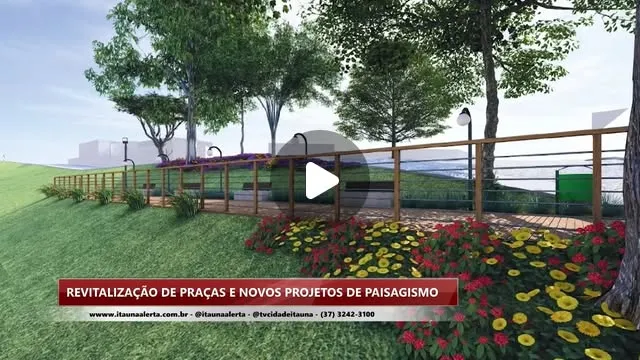 Prefeitura abre licitações para revitalizar praças e mirantes