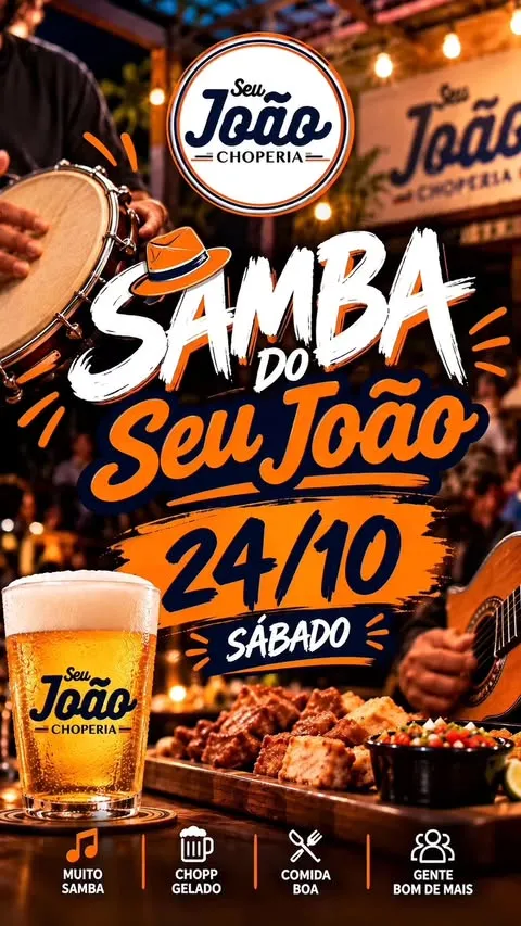 Samba do Seu João na Choperia Seu João – 24/10