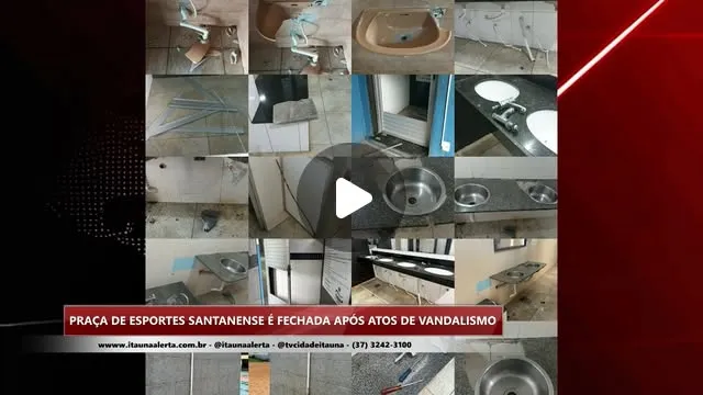 Praça de Esportes Santanense fechada após vandalismo