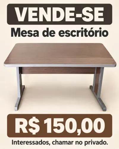 Mesa de escritório super conservada
