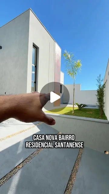 Casa nova 3 quartos no Residencial Santanense
