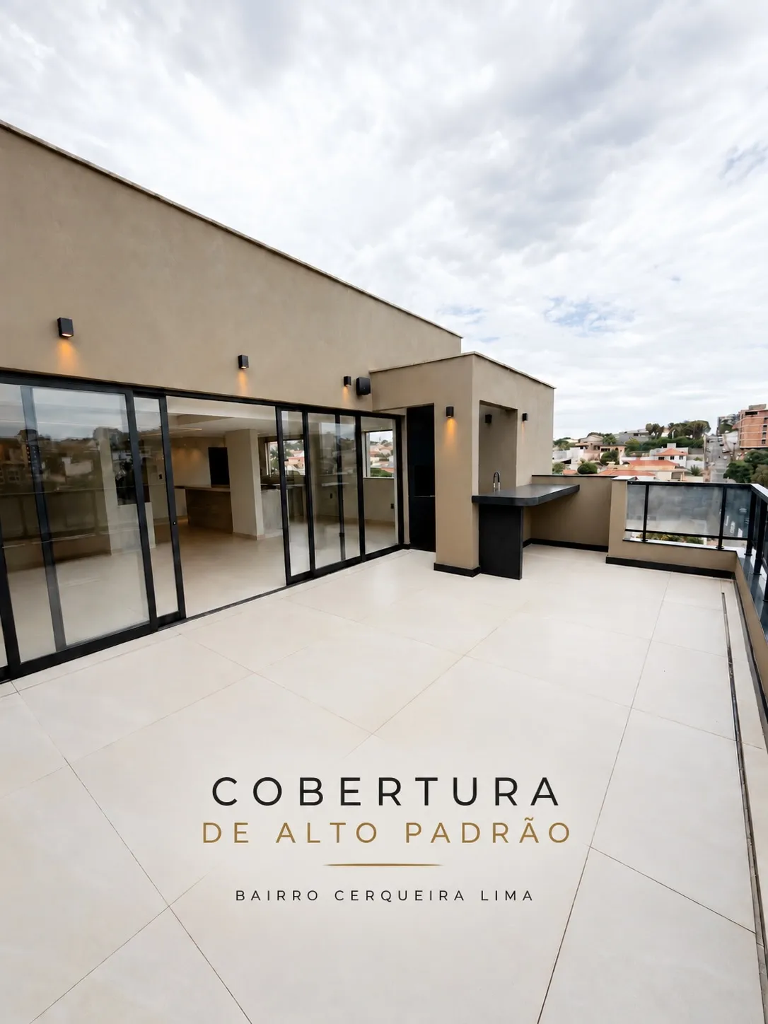 Cobertura de alto padrão 280 m² no Cerqueira Lima
