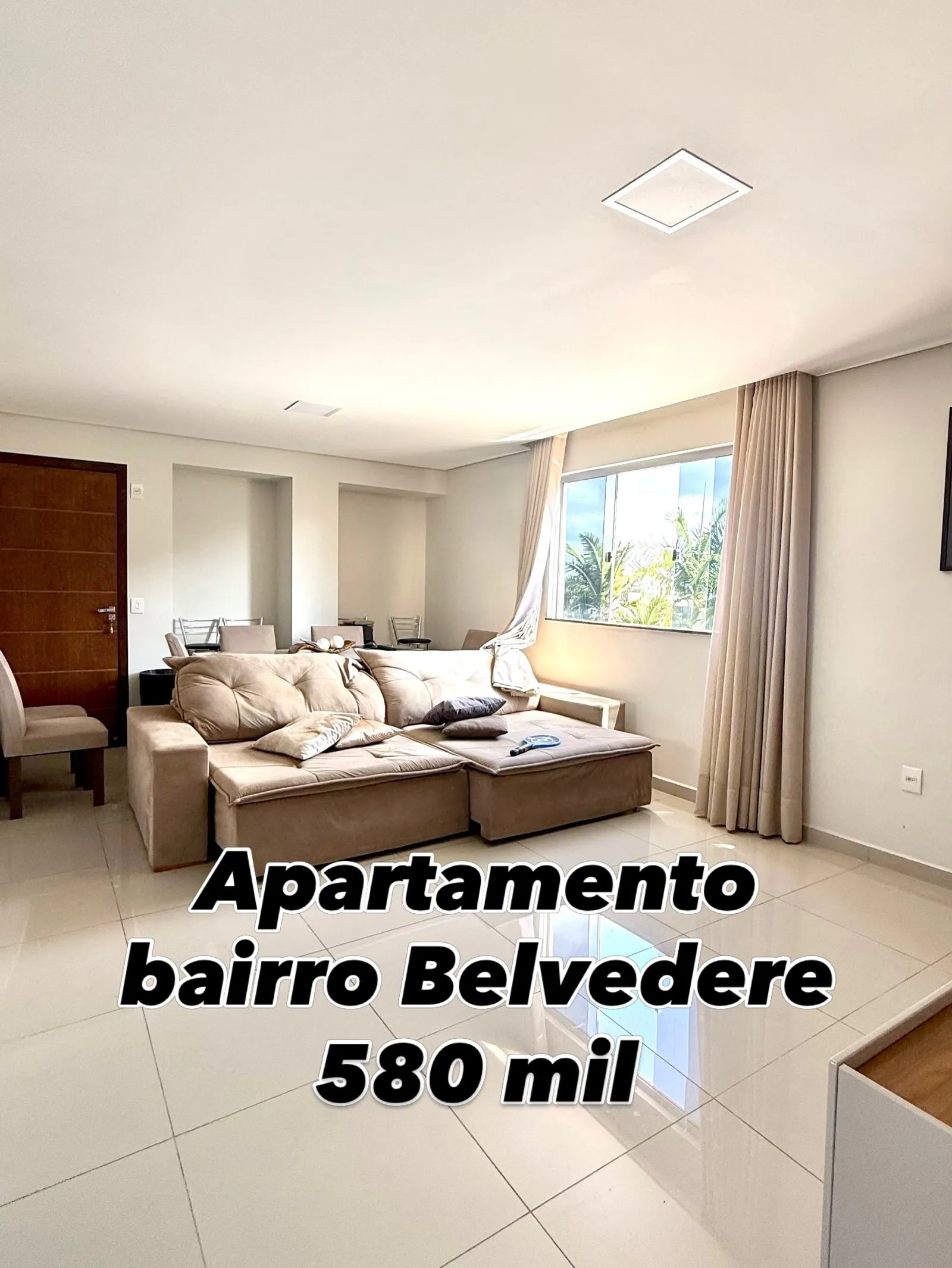 Apartamento 3 quartos com suíte no Belvedere