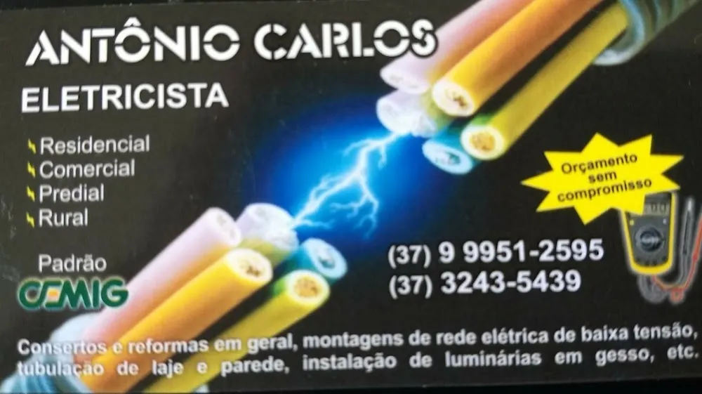 Antônio Carlos Eletricista em Itaúna