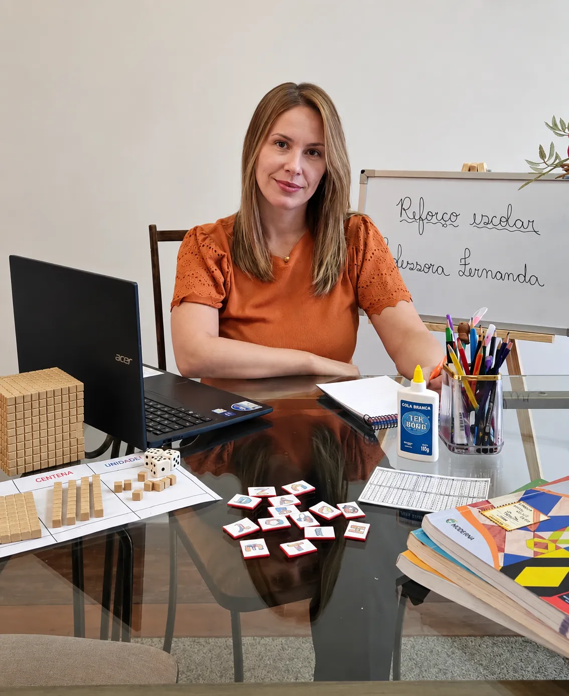 Reforço Escolar - Alfabetização - 1º ao 5º ano.  Professora Fernanda