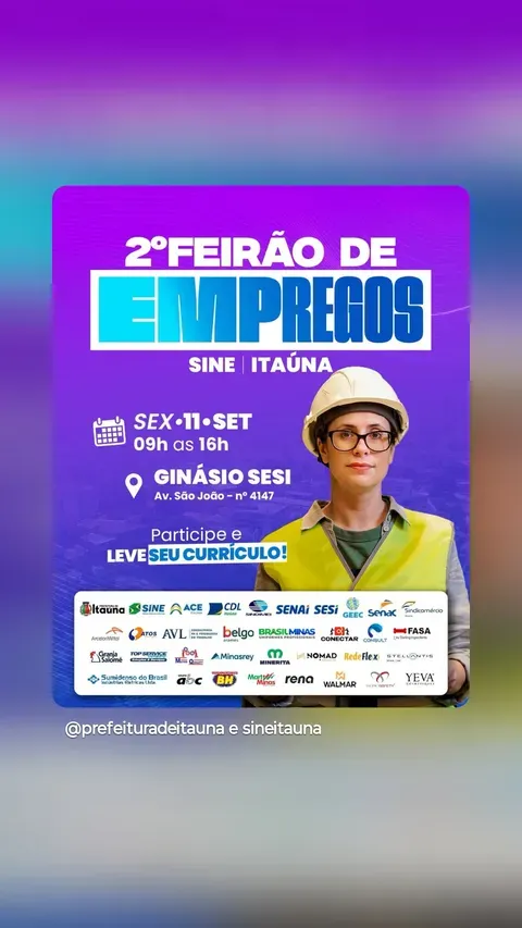 2º Feirão de Empregos do Sine no Ginásio SESI