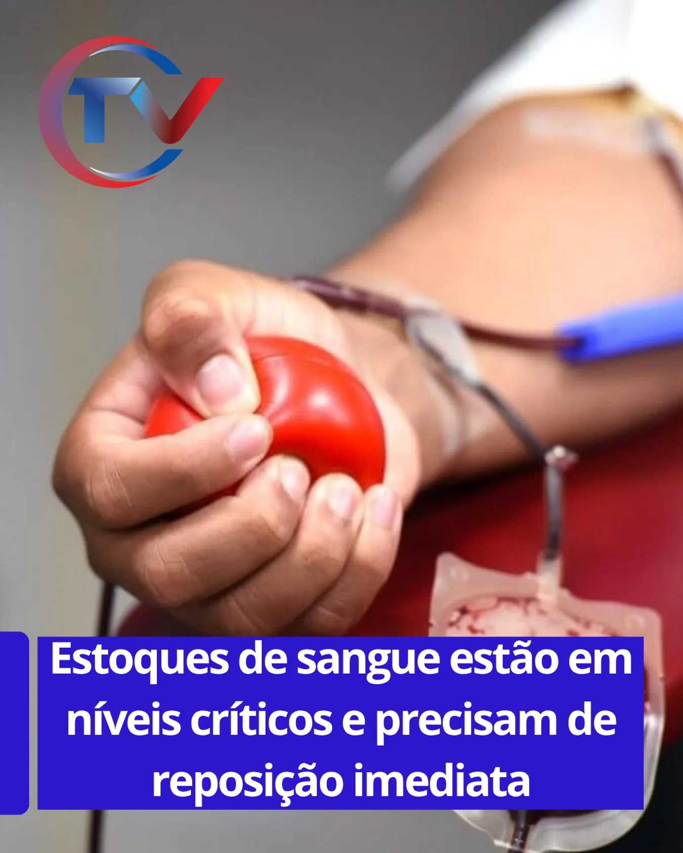 Hemominas alerta para estoques críticos de sangue