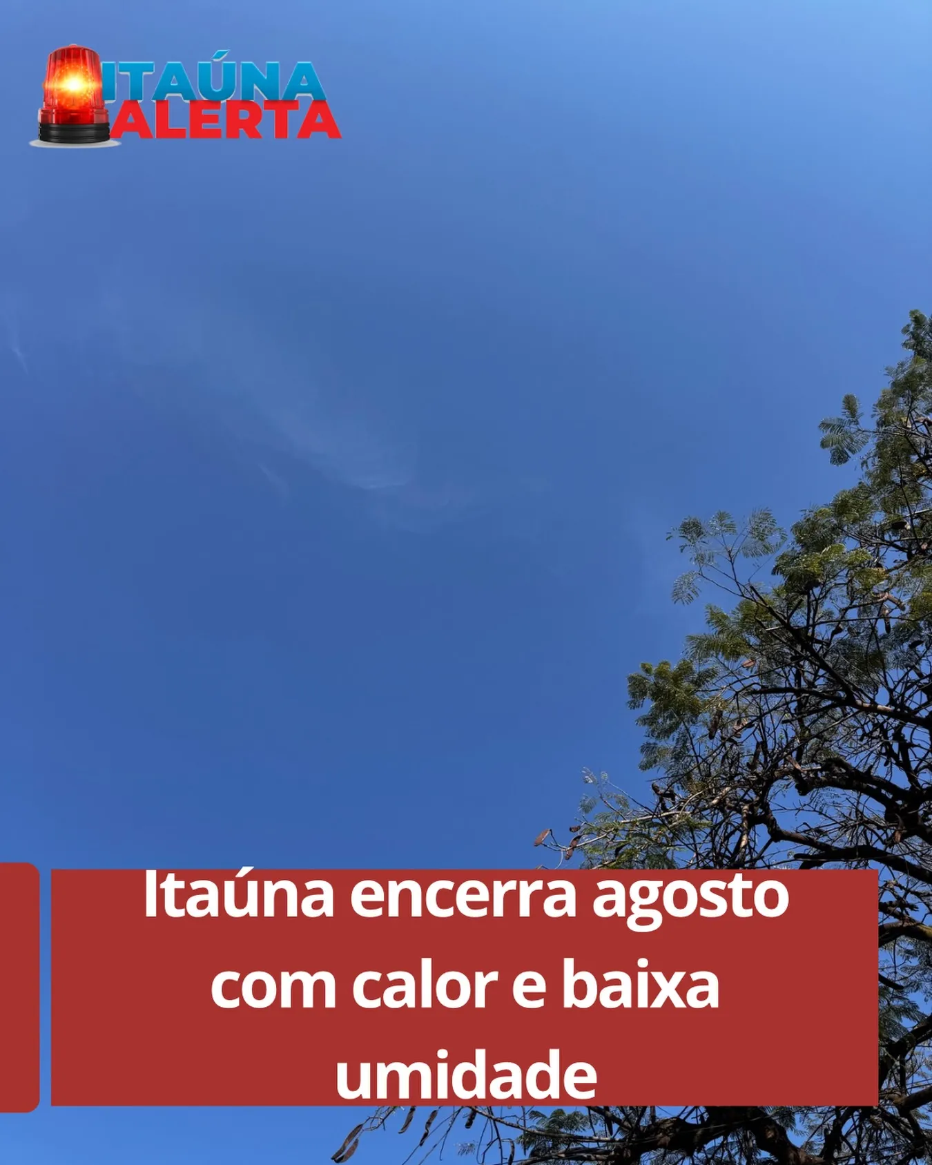 Previsão do tempo: Sol e calor em Itaúna