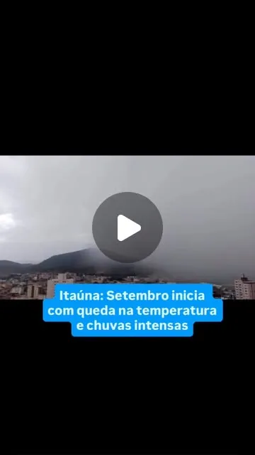 Previsão de Chuvas e Frente Fria em Itaúna
