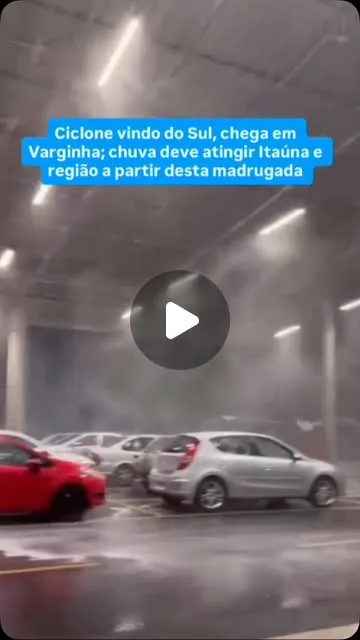 Previsão de chuva e ciclone no Sudeste