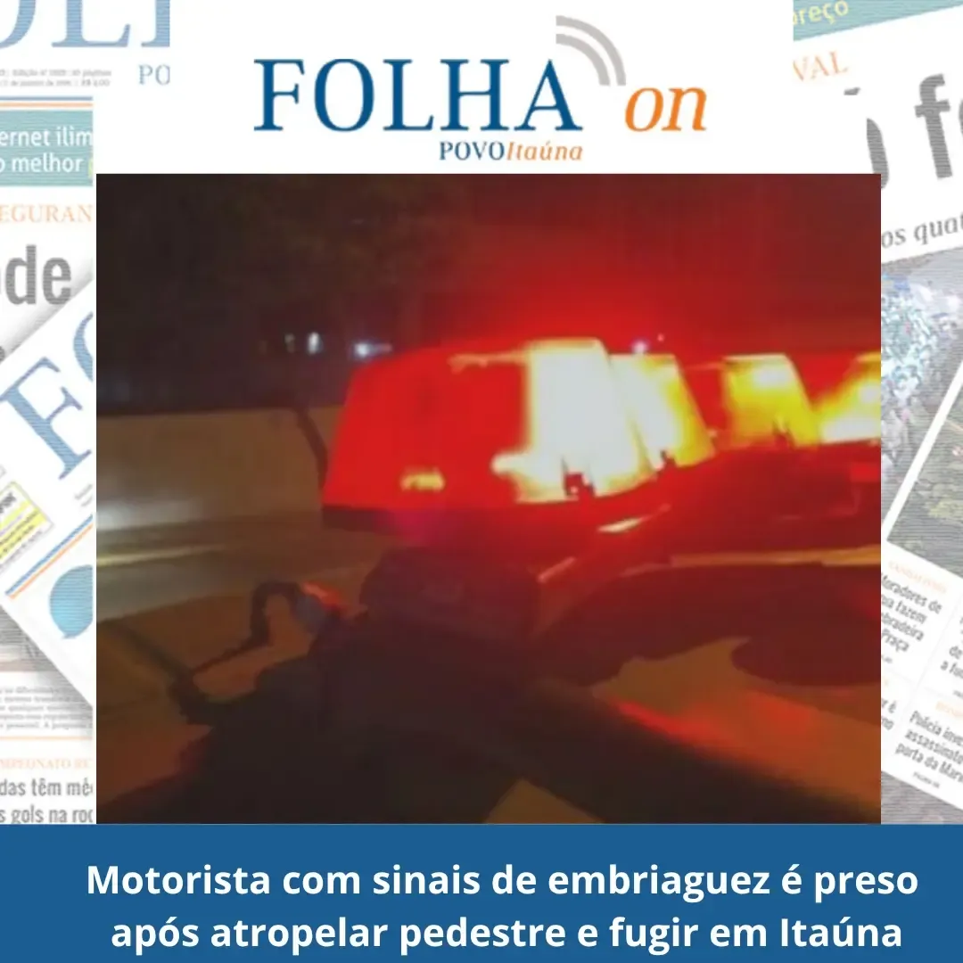 Homem é preso após atropelar e fugir na Vila Nazaré