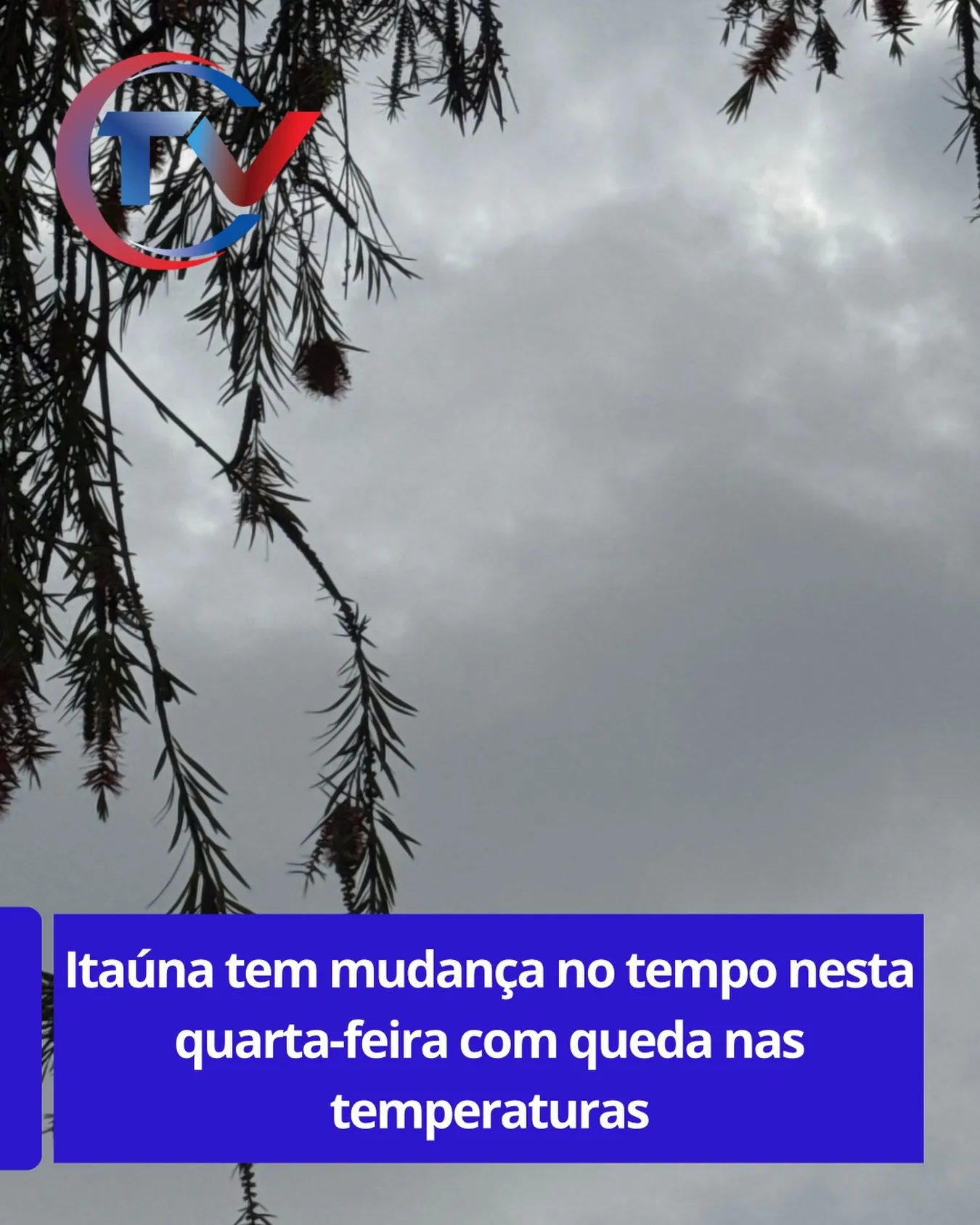 Frente fria muda o tempo e traz alerta de chuva forte na quarta