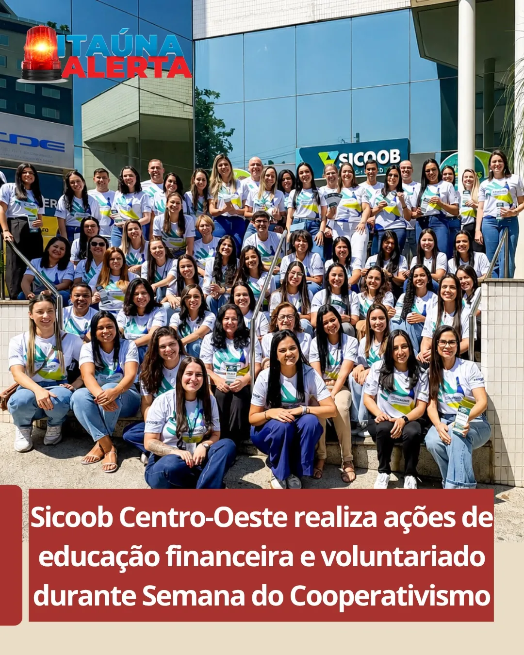 Sicoob Centro-Oeste realiza Semana do Cooperativismo com ações locais