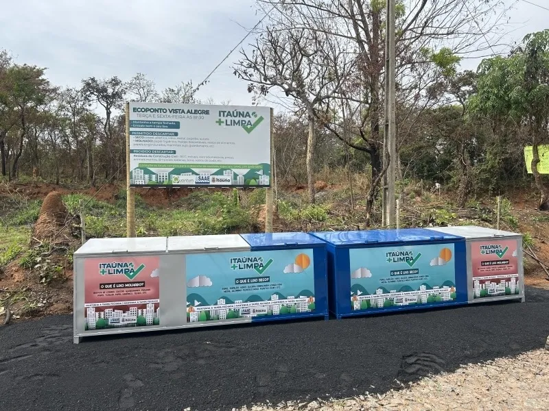 SAAE e Prefeitura de Itaúna iniciam instalação de contêineres para coleta de resíduos na Zona Rural de Itaúna