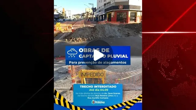 Obras de drenagem interditam faixa da Avenida Jove Soares
