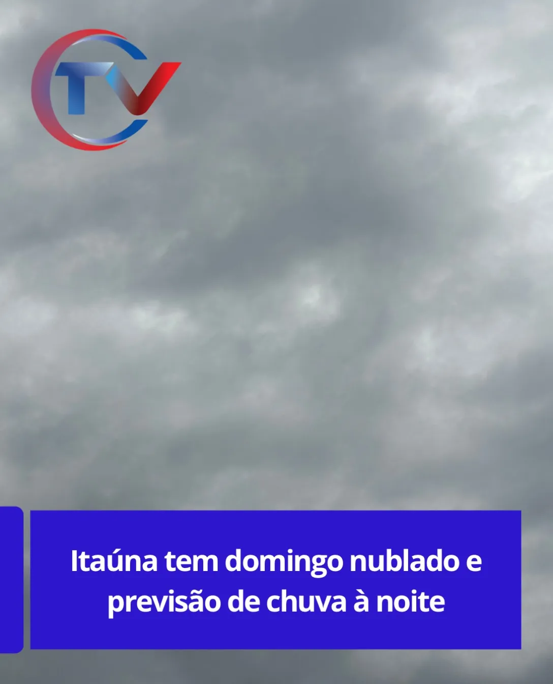 Previsão do tempo: nublado, chuva à noite e alerta de tempestade