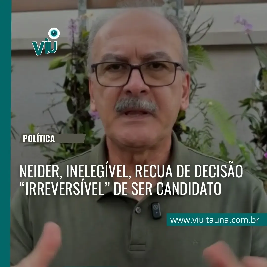 Neider Moreira recua de candidatura em 2026