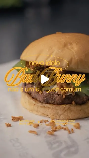 Bad Bunny Burger – Blend de Boi com Queijo Canastra