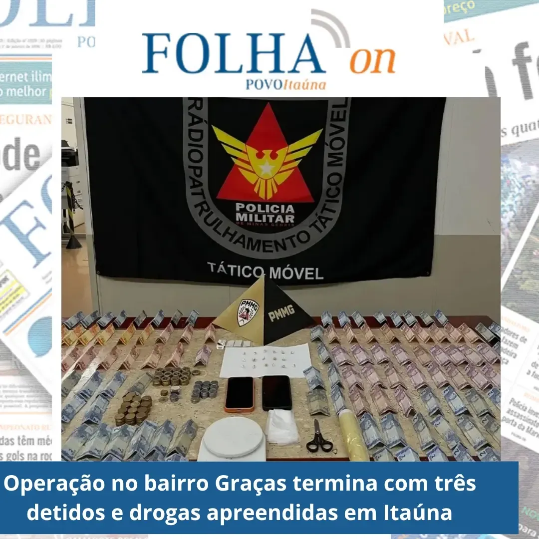 Polícia fecha ponto de tráfico no bairro Graças