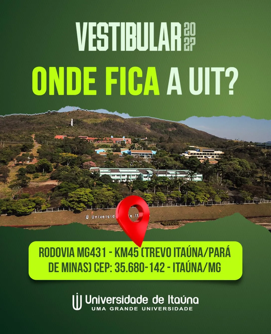 Vestibular presencial de Medicina na Universidade de Itaúna