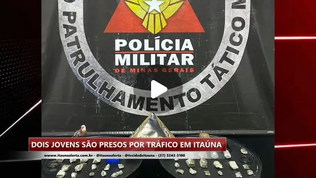 Dois jovens presos por tráfico de drogas na Morada Nova