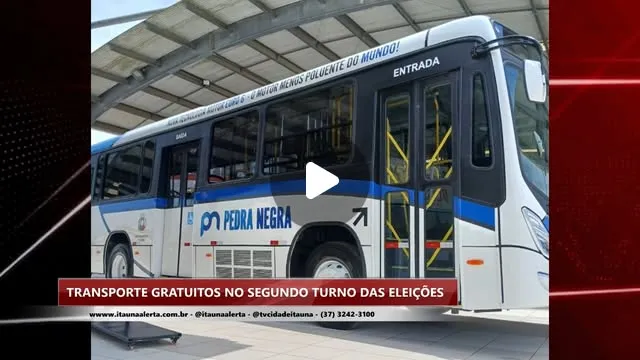Transporte coletivo de Itaúna terá horários especiais e gratuitos no 2º turno