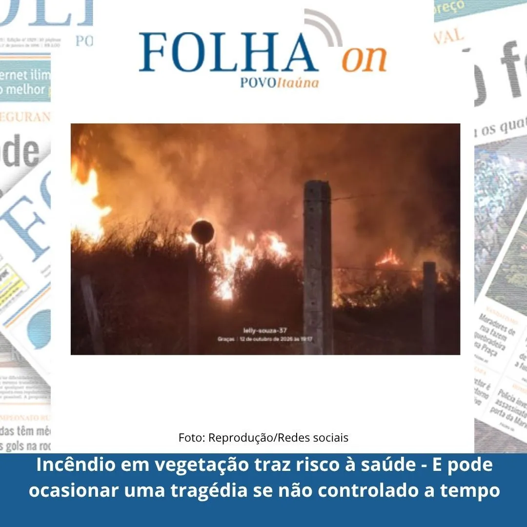 Incêndio em mata atrás do Hospital Manoel Gonçalves mobiliza Bombeiros