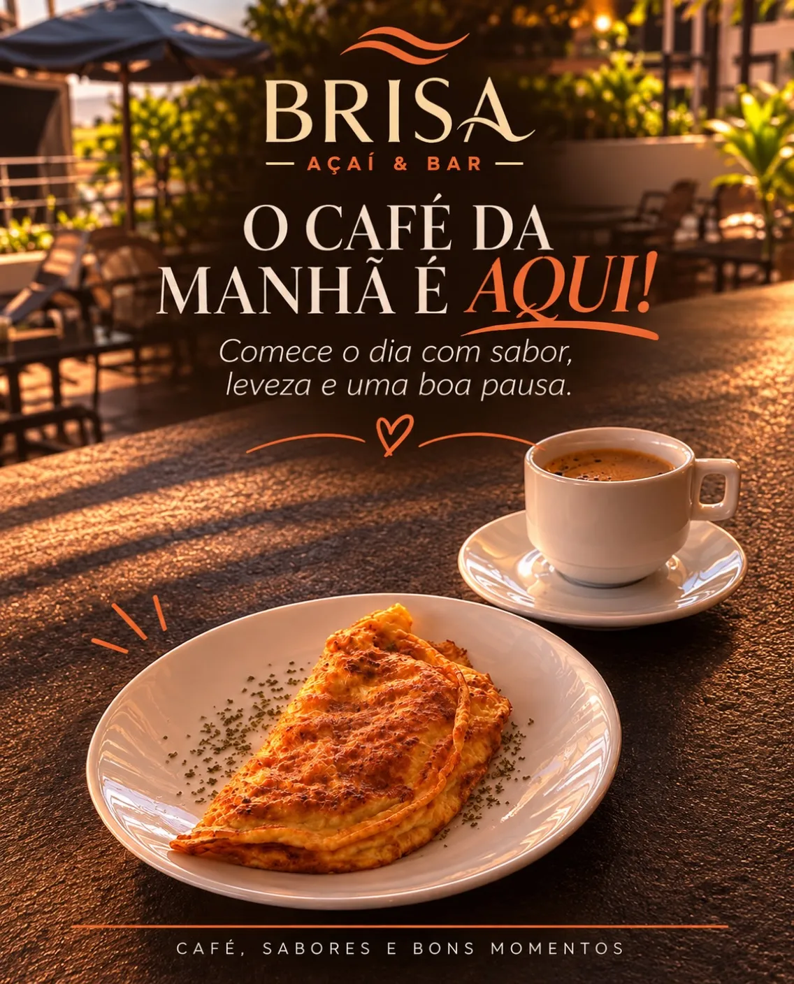 Brisa Açaí e Bar: café da manhã no Kota 807