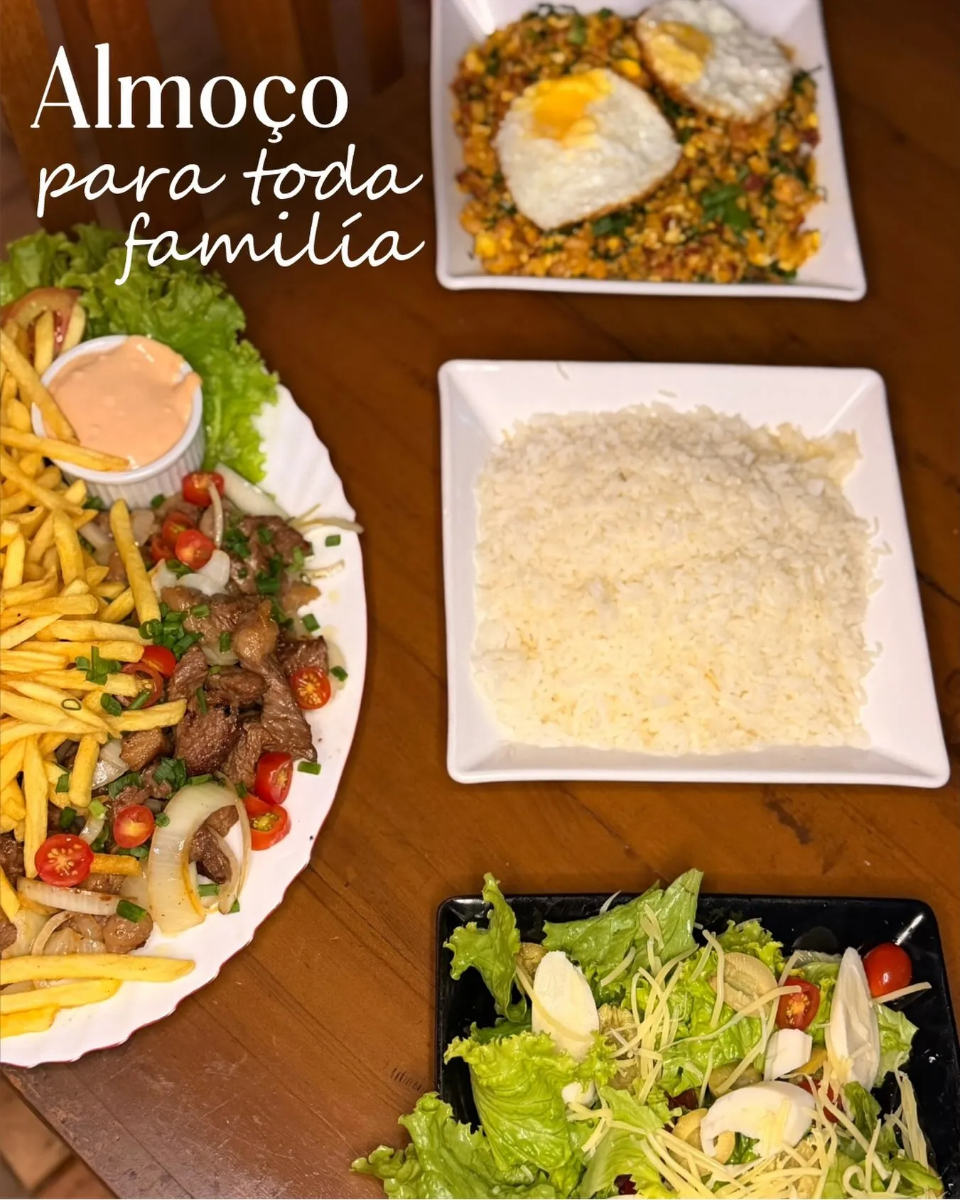 Almoço em família no Saideiras Bar
