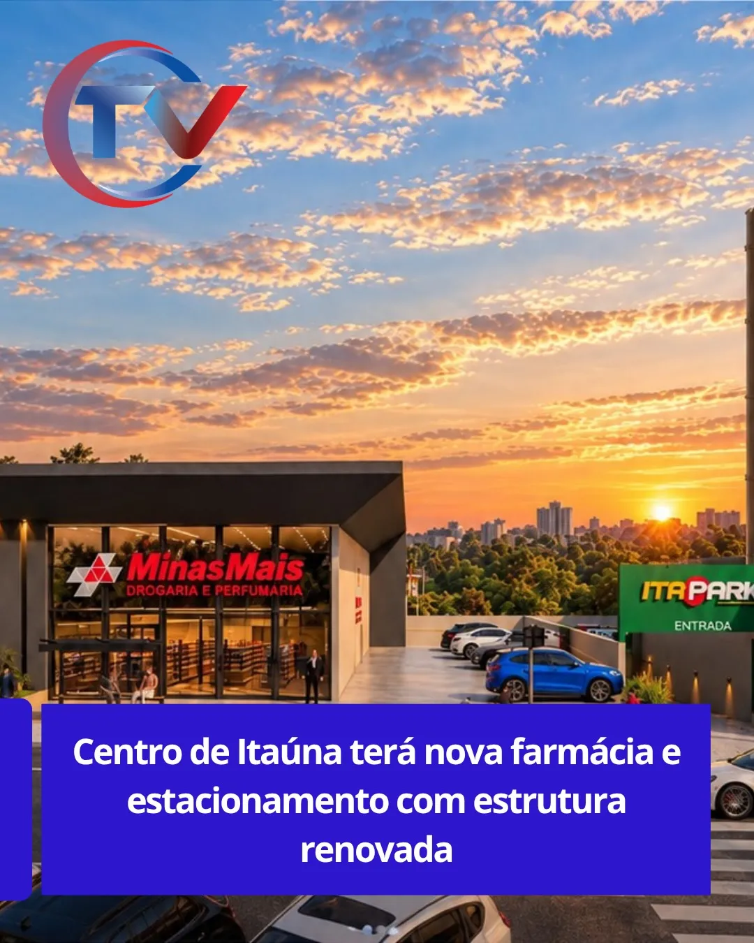 Nova loja e estacionamento modernizado no Centro